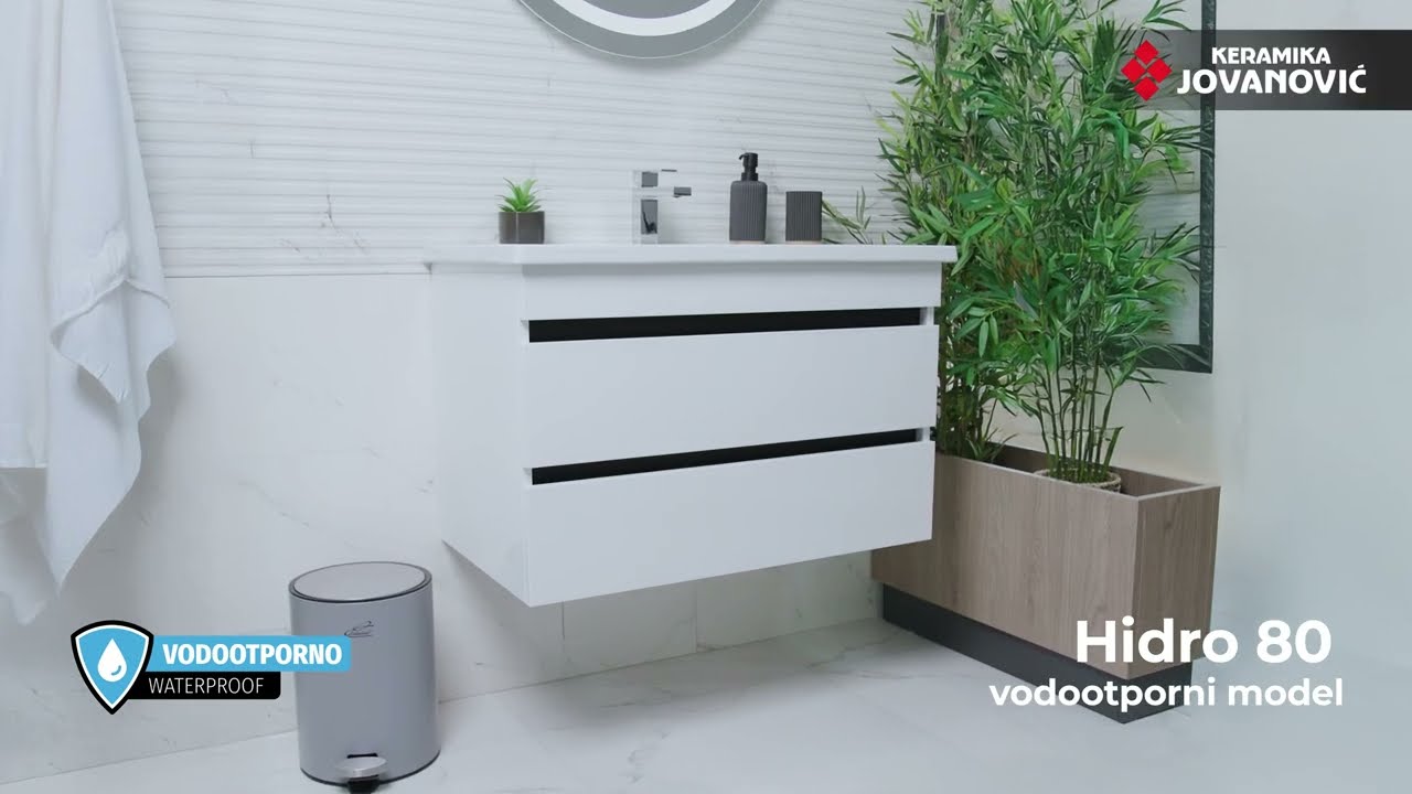 Posebna ponuda VODOOTPORNIH modela kupatilskog nameštaja – Hidro 80 - Keramika Jovanović