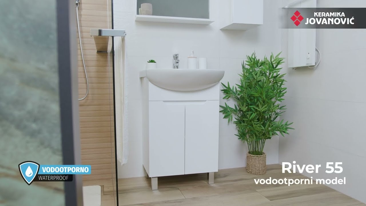 Posebna ponuda VODOOTPORNIH modela kupatilskog nameštaja – River 55 - Keramika Jovanović