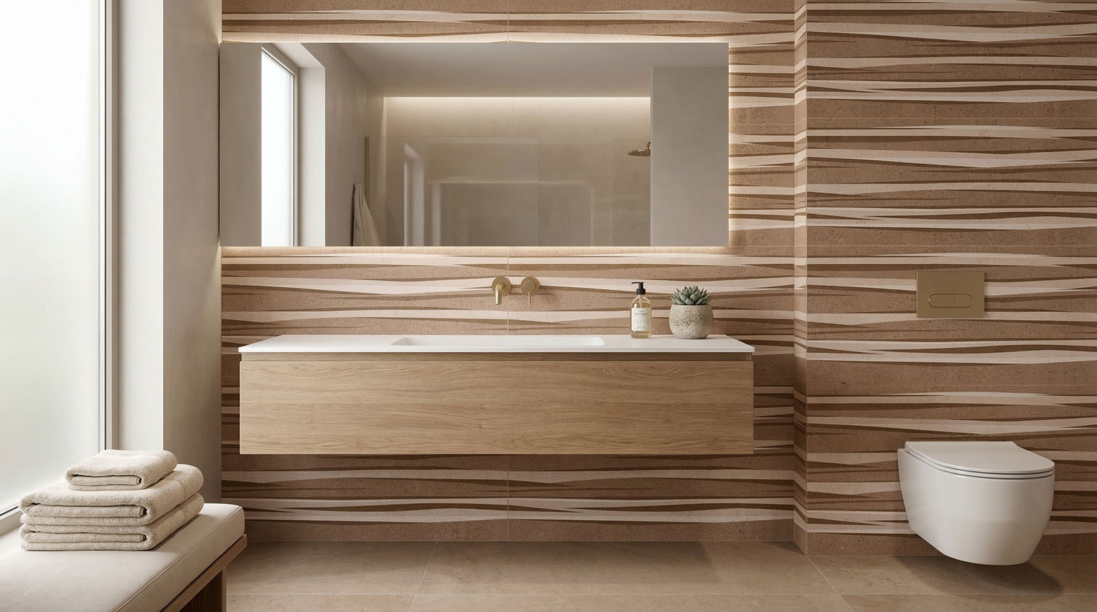 sena brown waves 25x50