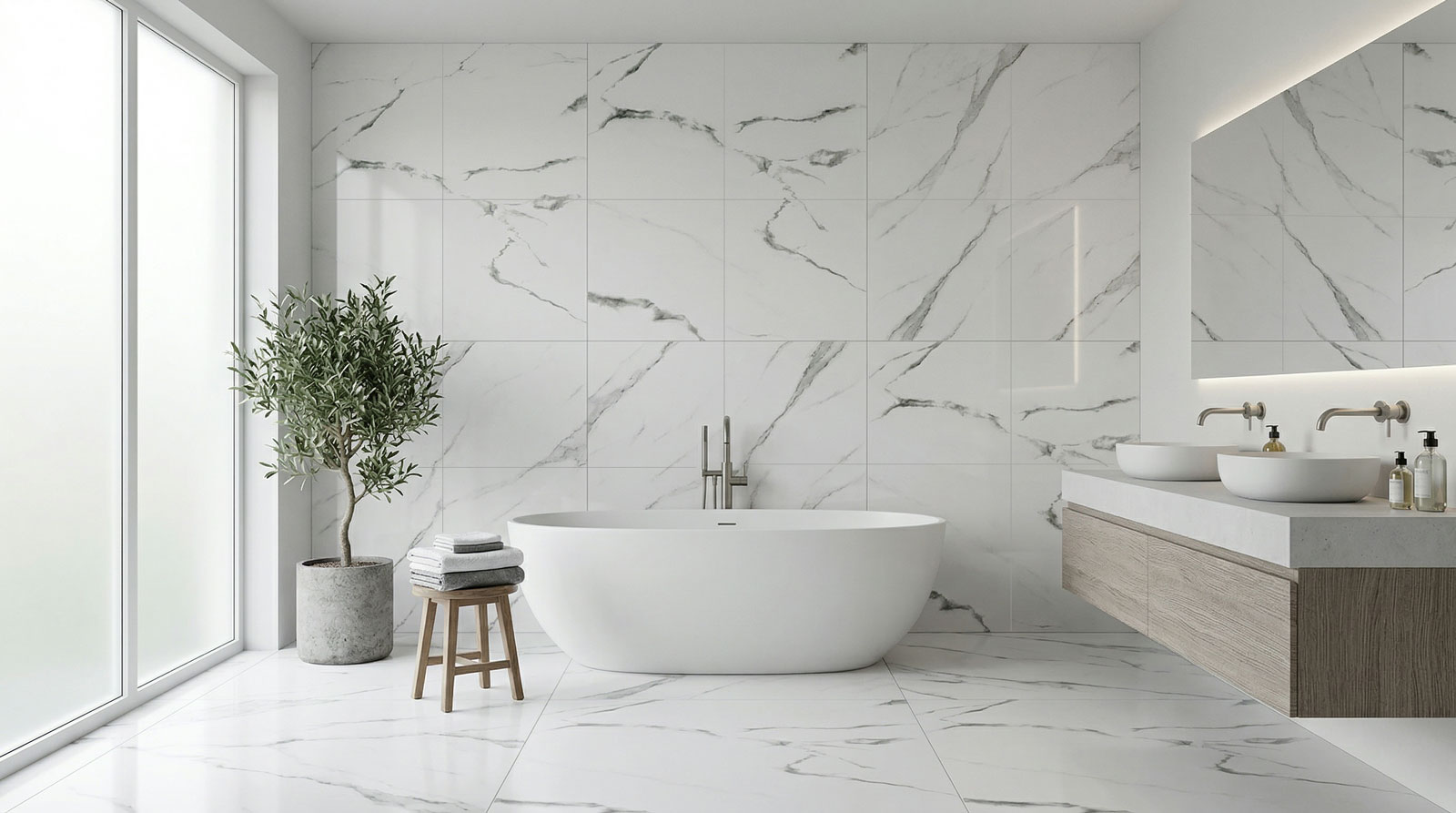 pg marmo white 60x60