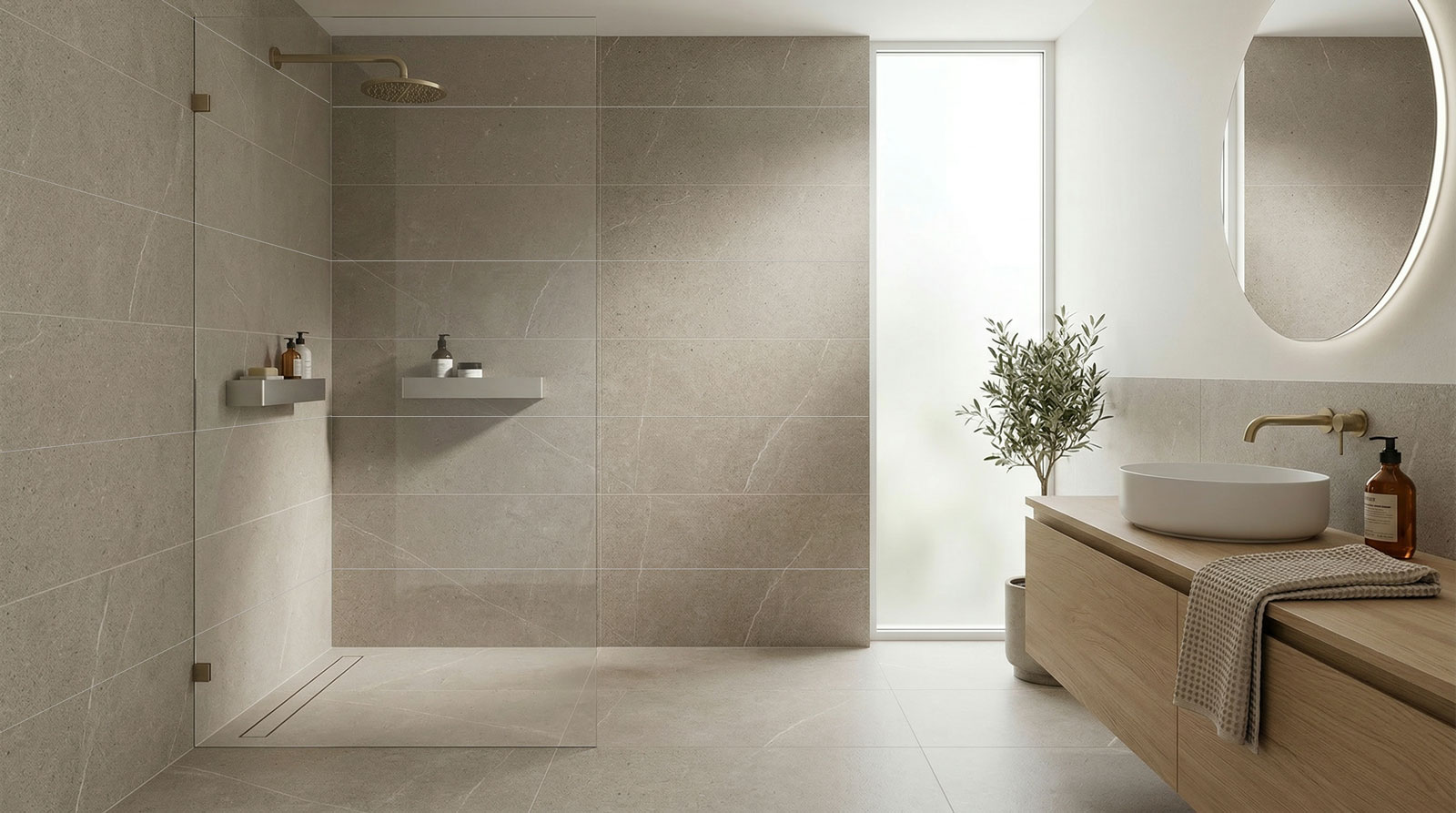 sensi taupe 25x75