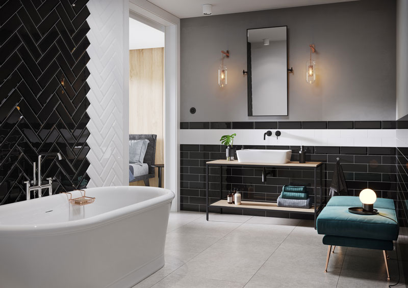 metro style salsa bathroom contemporary 1 mp