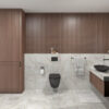gravel white glossy 60x60