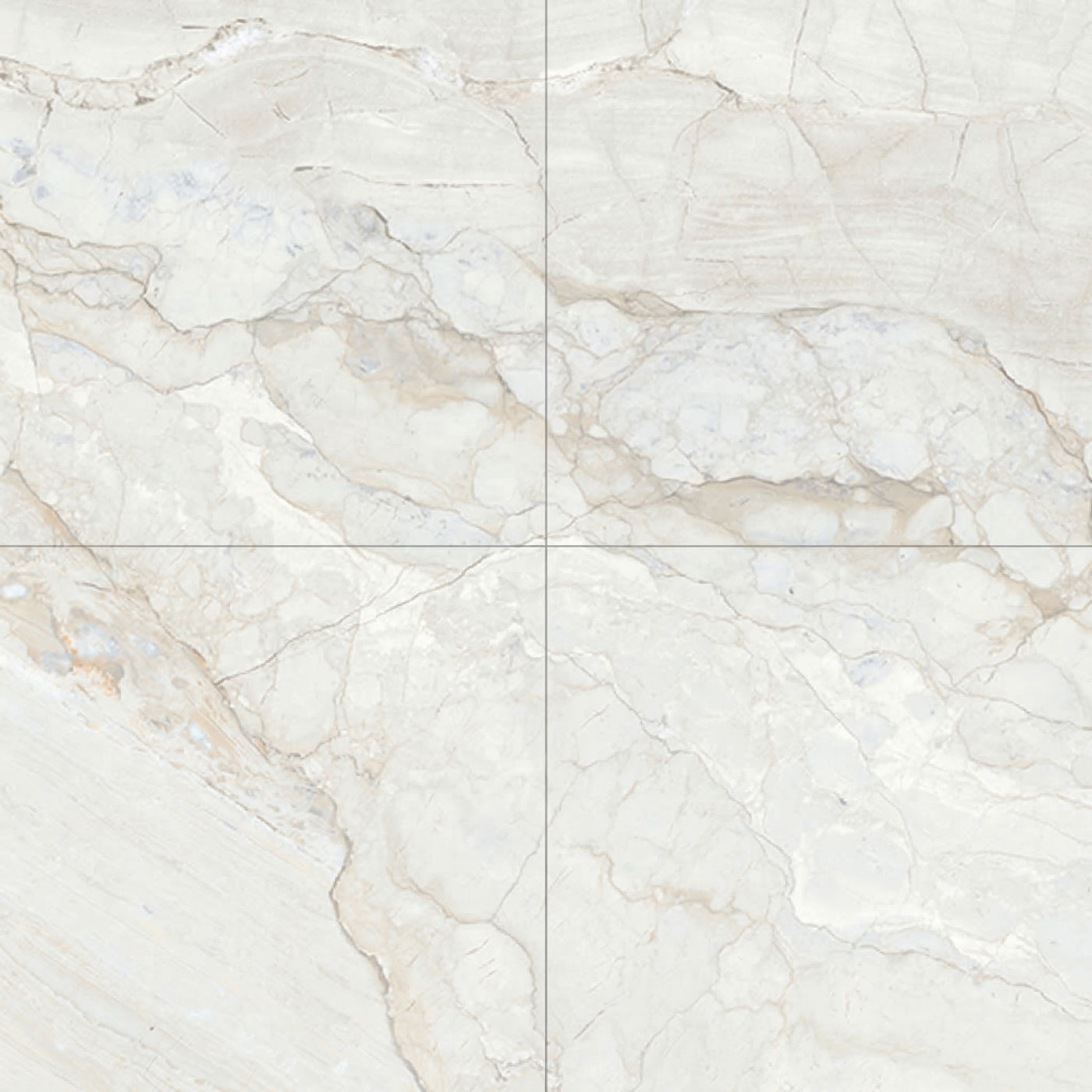 gravel white glossy 60x60