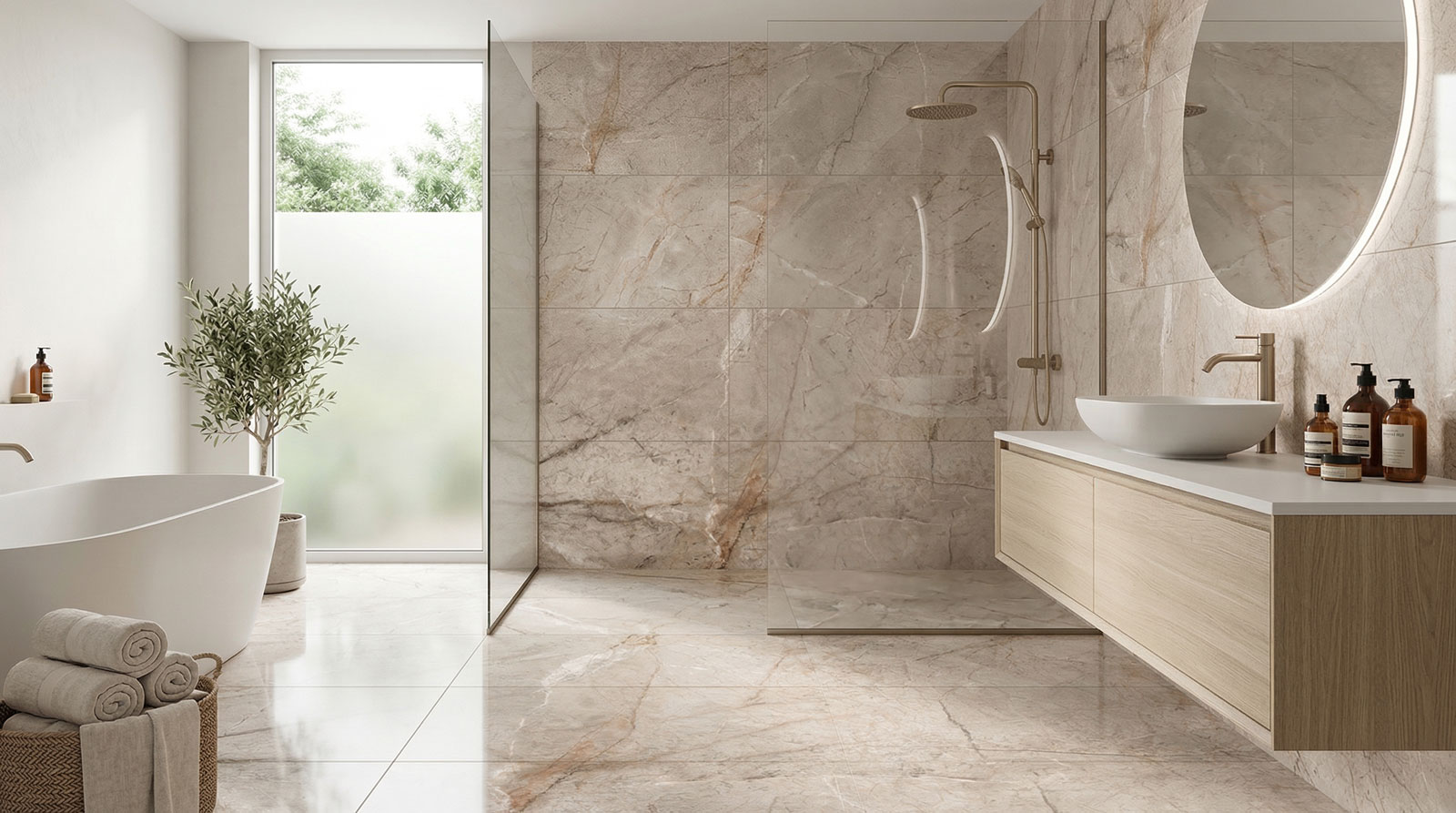 belgium beige glossy 60x120