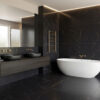 IND022-amb soot black high glossy 60x120