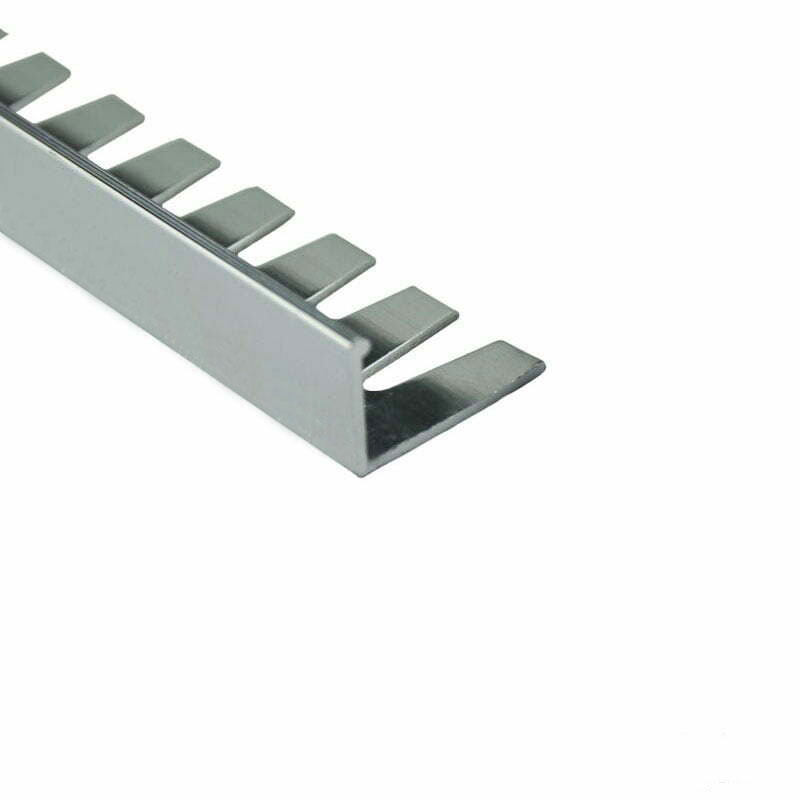 l profil češalj lajsna 12mm srebro mat