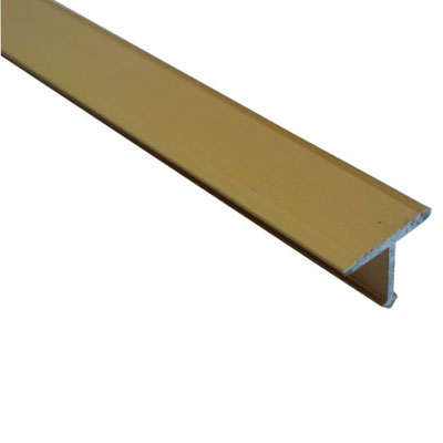 prelazna t lajsna 10mm zlatno mat