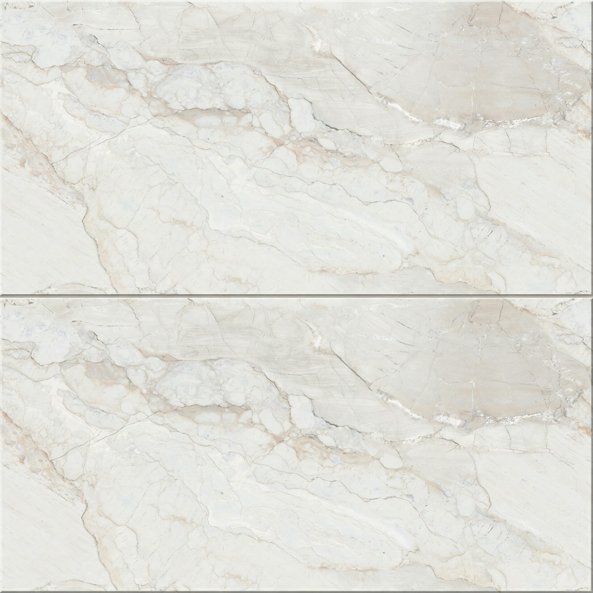 gravel white glossy 60x120