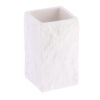 61120100 tendance čaša za četkice 10,5x6,3x6,3x poliresin bela