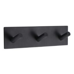 tendance zidni četvrtasti čiviluk sa 2 kukice 9x3x4,5 metal crna (kopiraj)