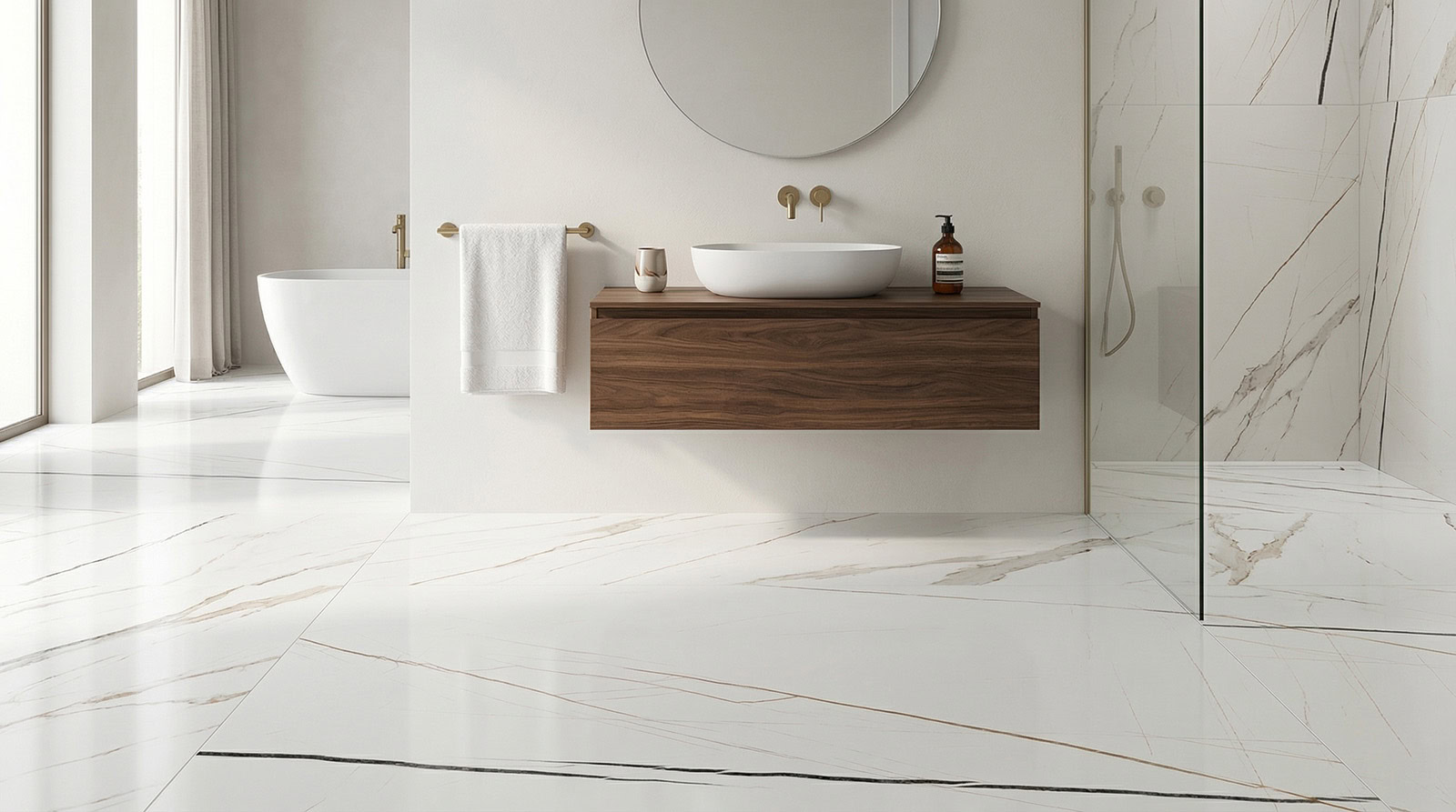 UESTN180 symphony white polished rect. 60x120