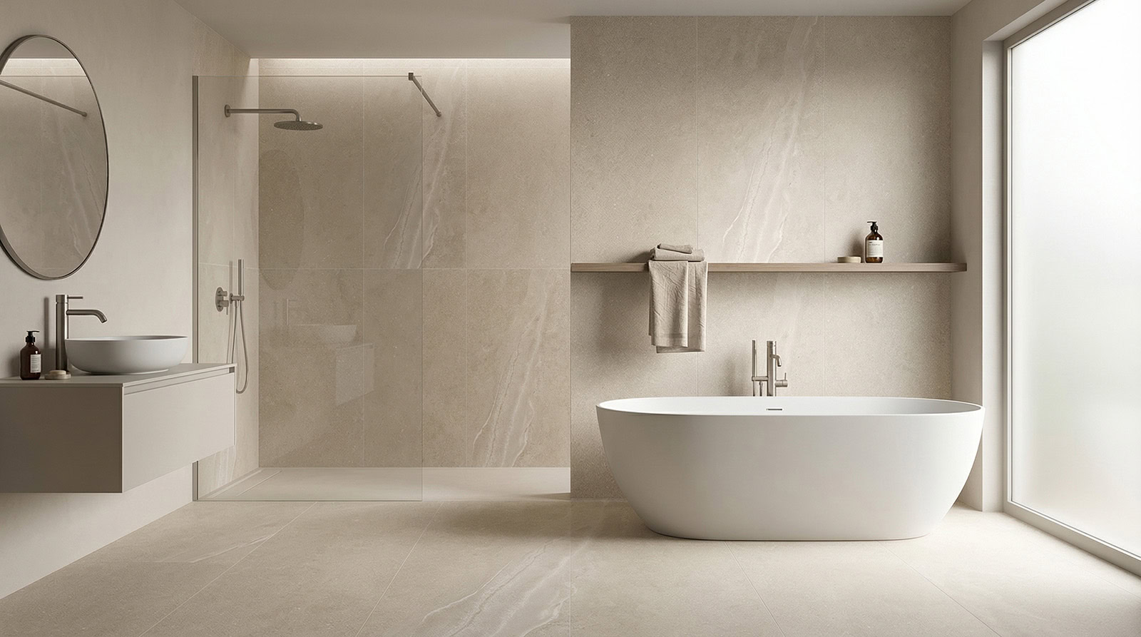 austral ivory mat rect. 60x120