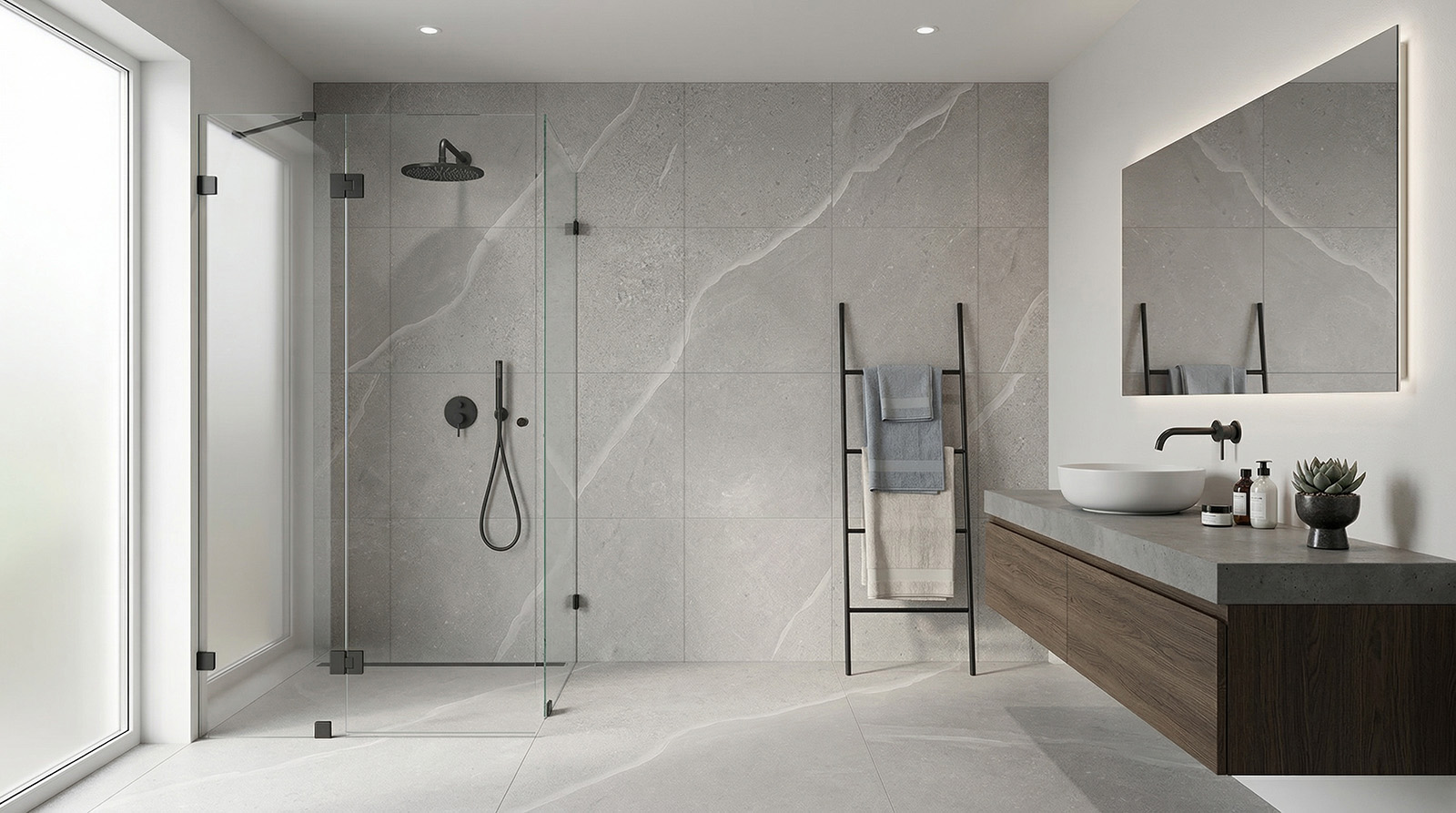 austral grey mat rect. 60x60