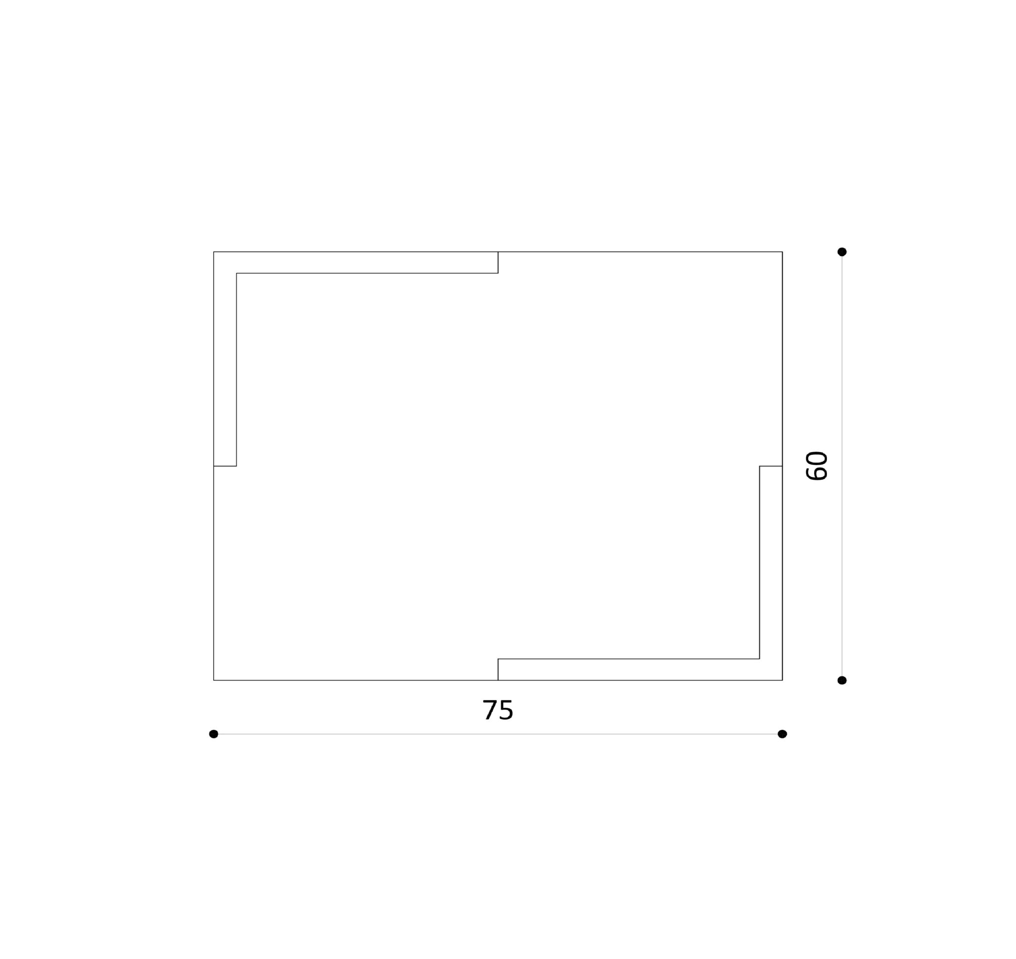 zorrah led ogledalo 75x60