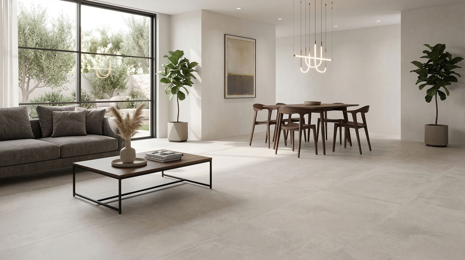 concreto outdoor light beige rect. 60x120