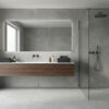 UBK3607-amb concreto light grey rect. 60x60