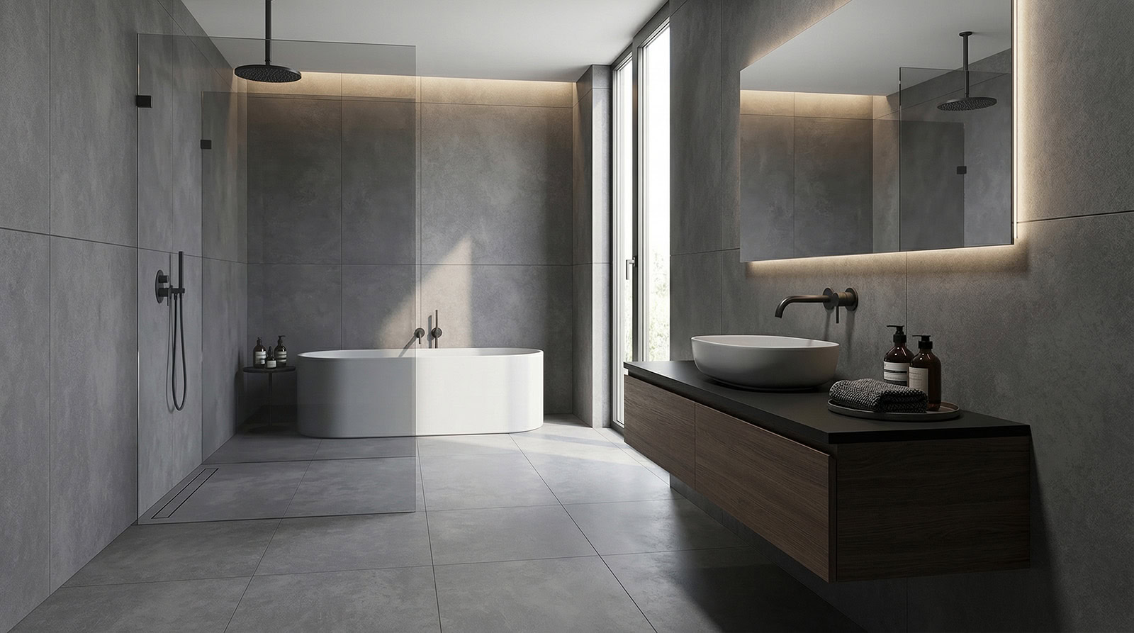 architeq graphite mat rect. 60x60