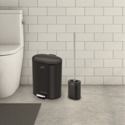 fresh line set ovalna kupatilska kanta 6l i wc četka, bela (kopiraj)