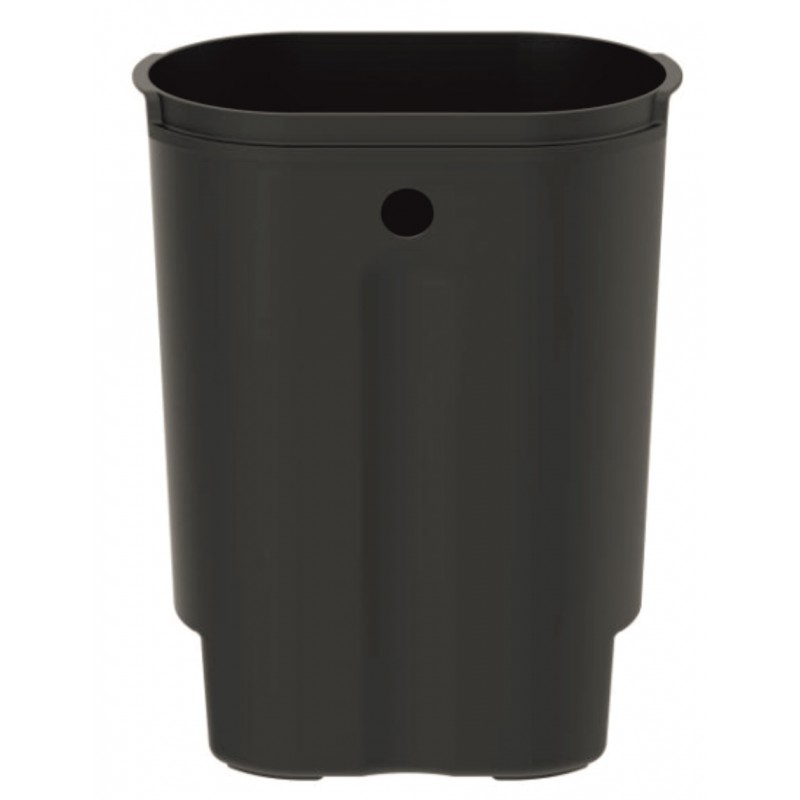 fresh line set ovalna kupatilska kanta 6l i wc četka, crna (kopiraj)