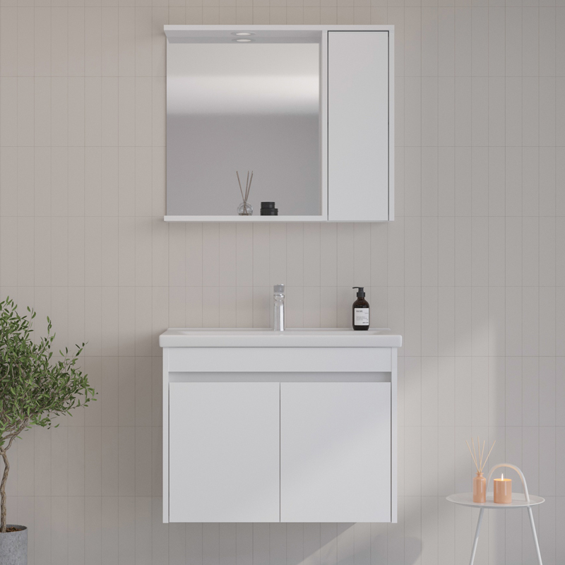 dova 65 bela matt set kupatilskog nameštaja