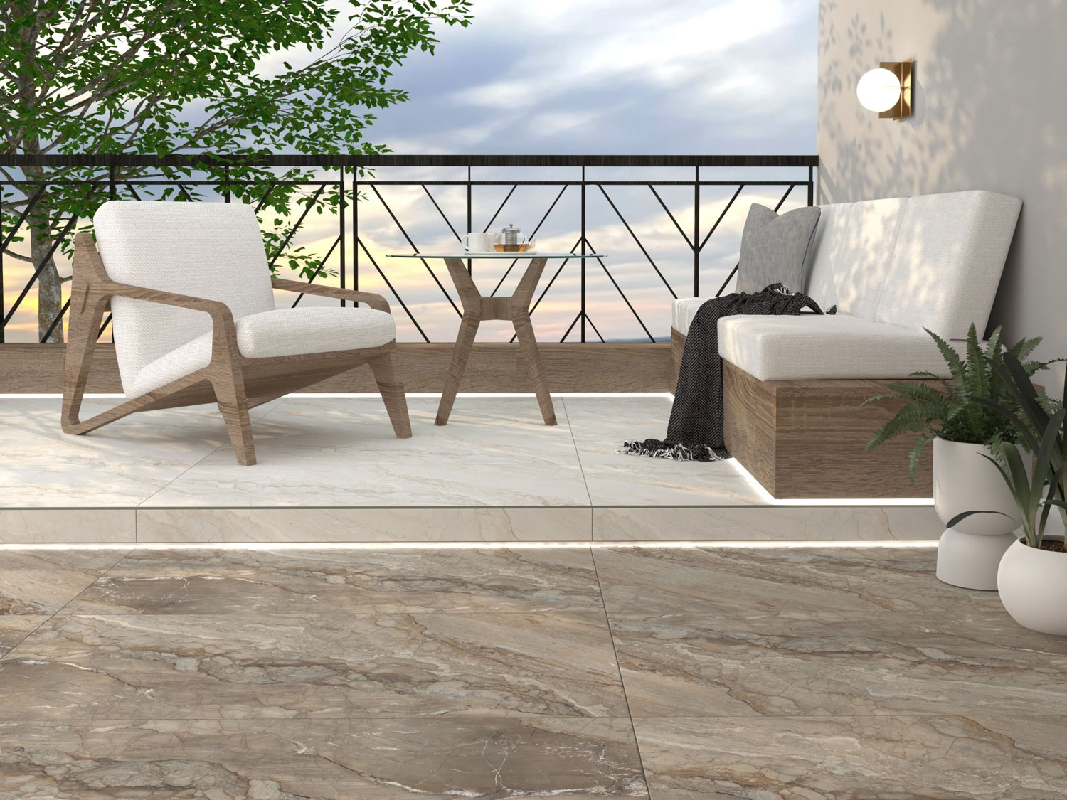 gravel natural matt 60x60