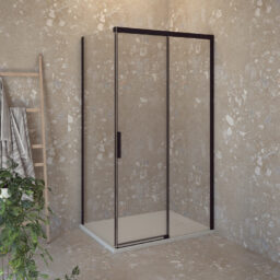 harmony d+w tuš kabina 120x80 black/clear