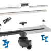 tuš kanalica drain designer lux 600