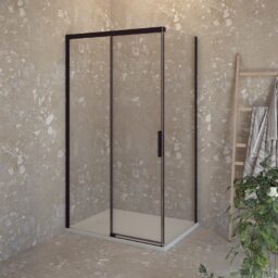 harmony d+w tuš kabina 120x80 black/clear desna (kopiraj)