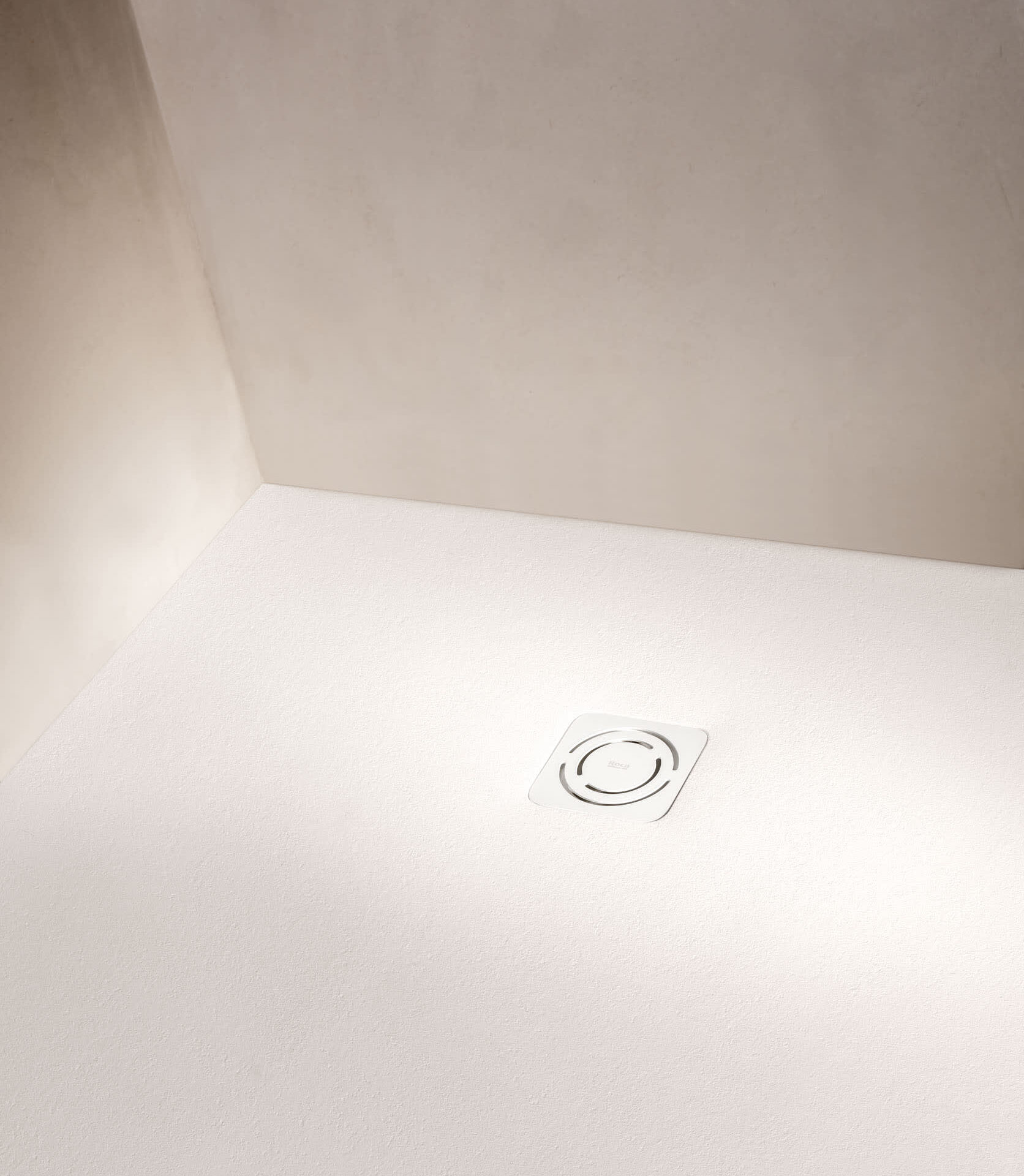 tuš kadica terran n, sa odvodom, bela, superslim 90x90