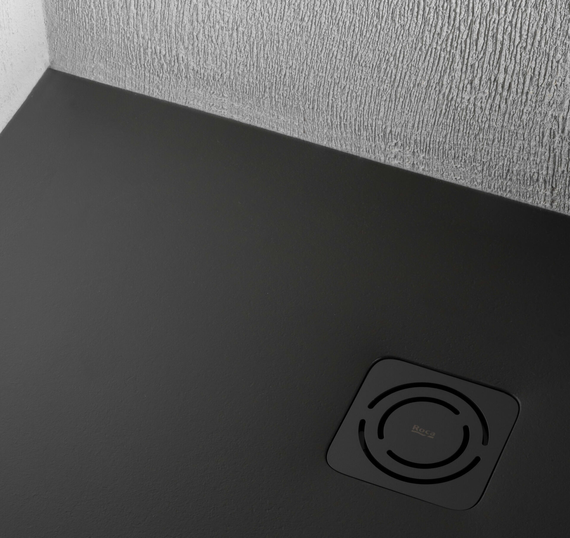 tuš kadica terran n, sa odvodom, crna, superslim 90x90 (kopiraj)