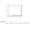 tuš kabina stellar uni dw silver 90x90