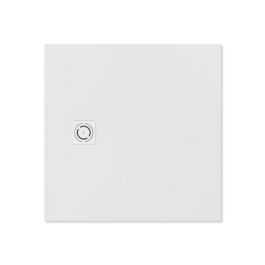 tuš kadica terran n, sa odvodom, bela, superslim 90x90