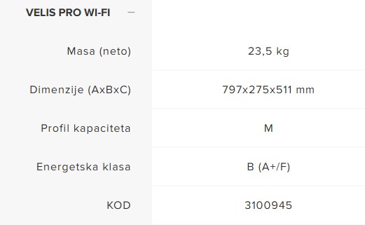 bojler velis pro wifi 50l