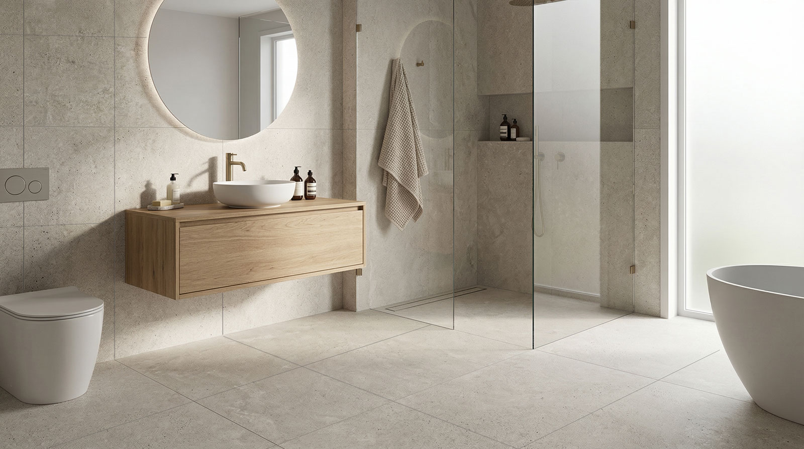 concrete old crema 60x60 rect.