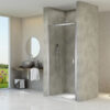 modulare paravan 100x200 hrom/proziran