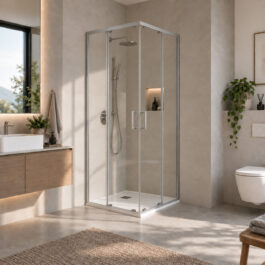 tendenza tuš kabina 90x90 hrom/prozirna