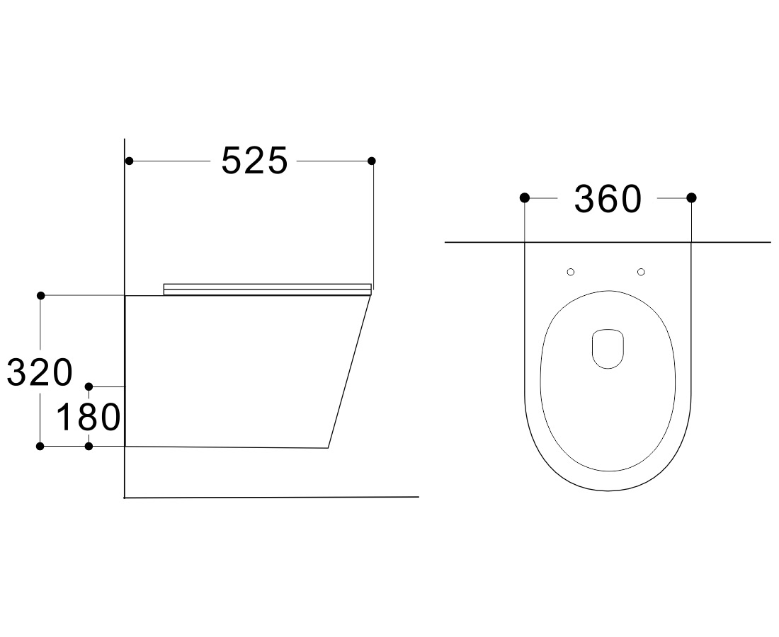 twister konzolna šolja sa soft close slim daskom