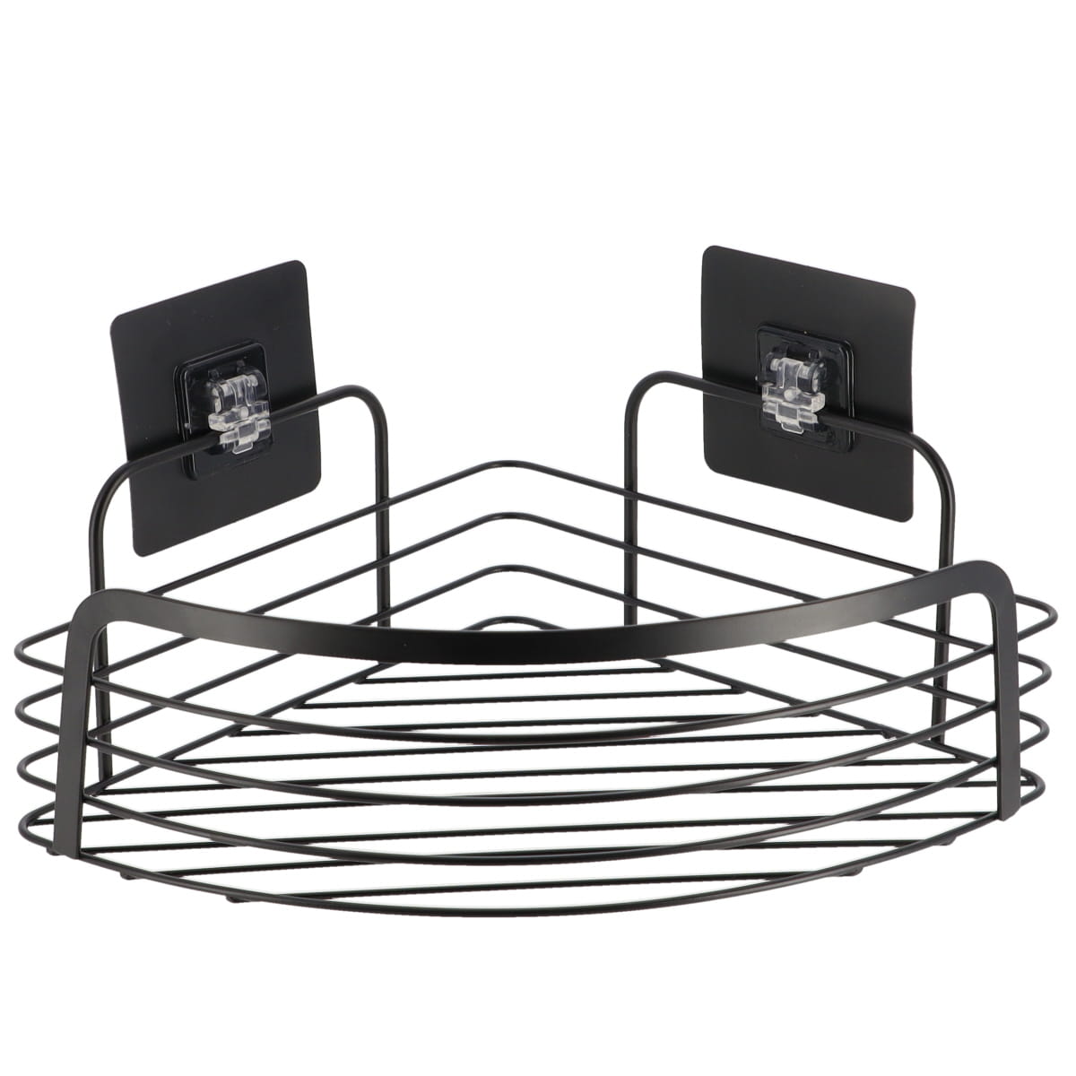 91018108 tendance ugaona polica, samolepljiva 3m metal, crna