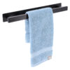 tendance držač peškira zidni 40cm, metal crna