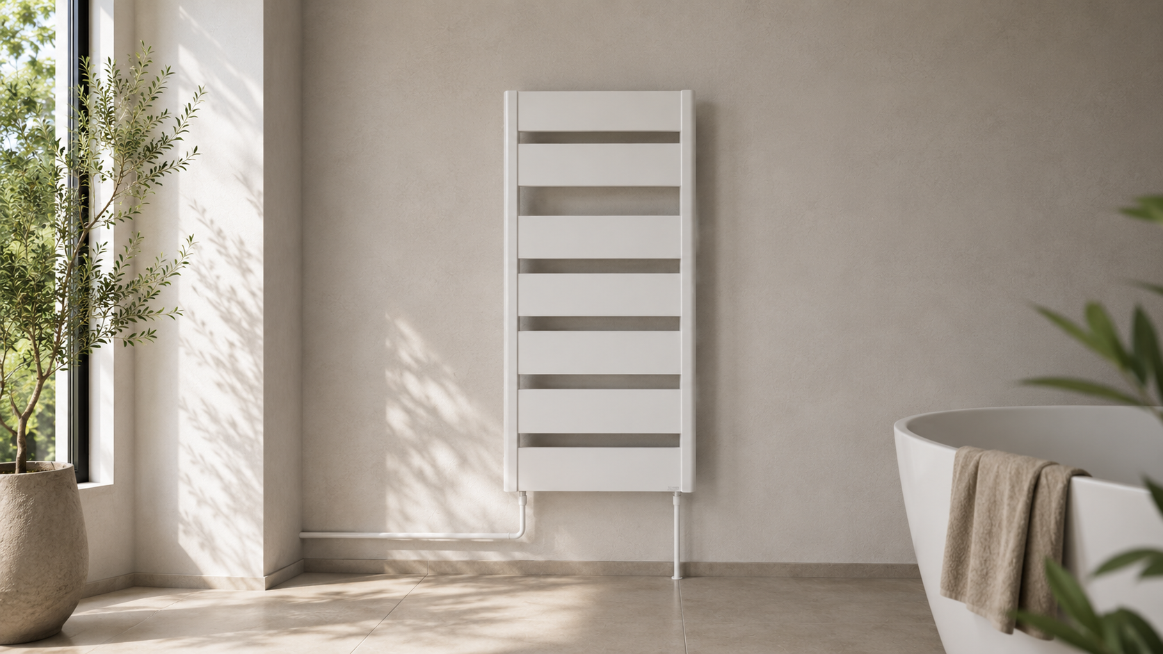 Sušač peškira Elegant 530x945 beli