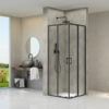 XS714-BLACK-Tendenza-small-amb tendenza tuš kabina 80x80 hrom/prozirna (kopiraj)